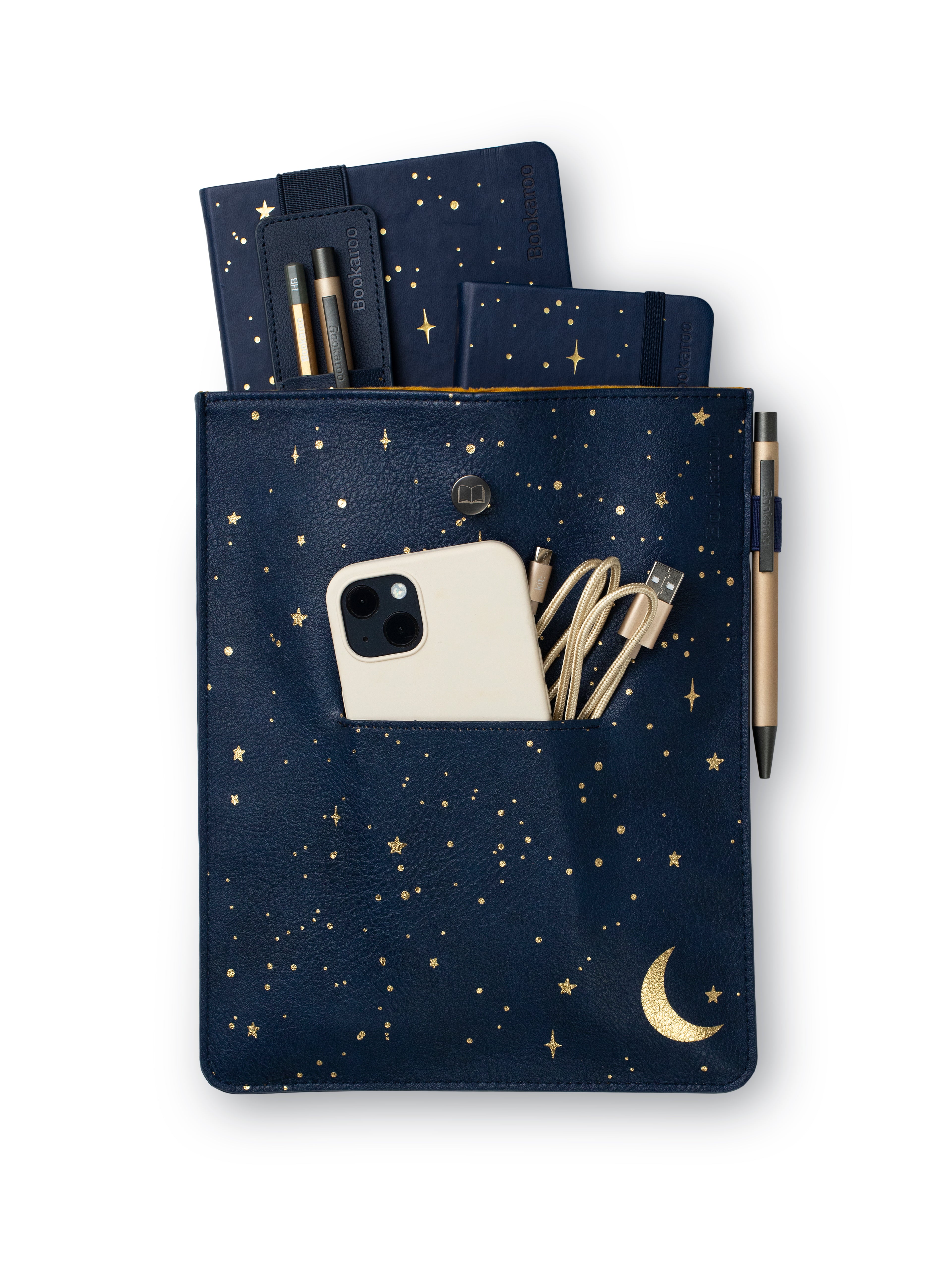 Bookaroo Große Buchtasche Moon & Stars