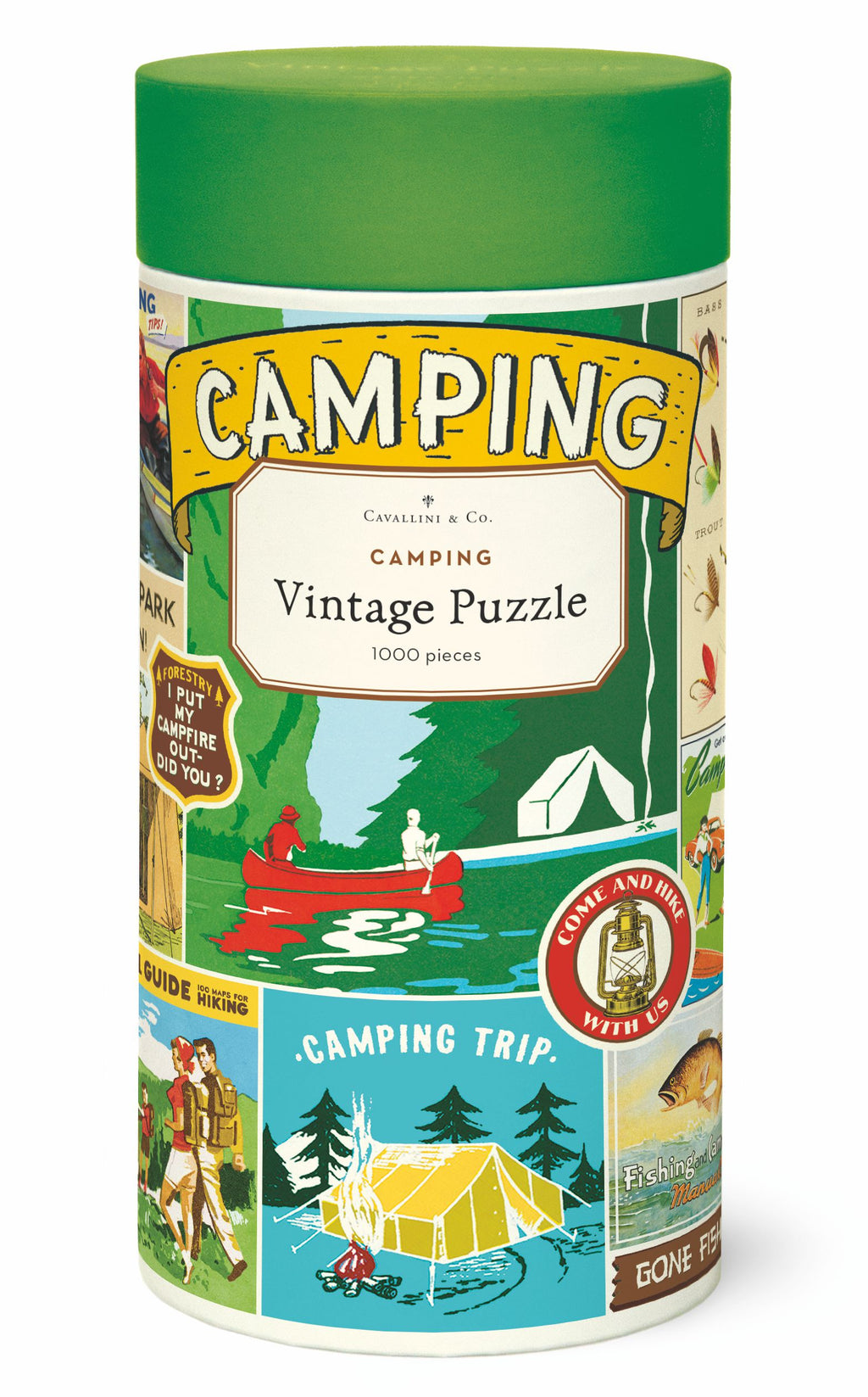 Camping 
Cavallini Puzzle 1000 Teile