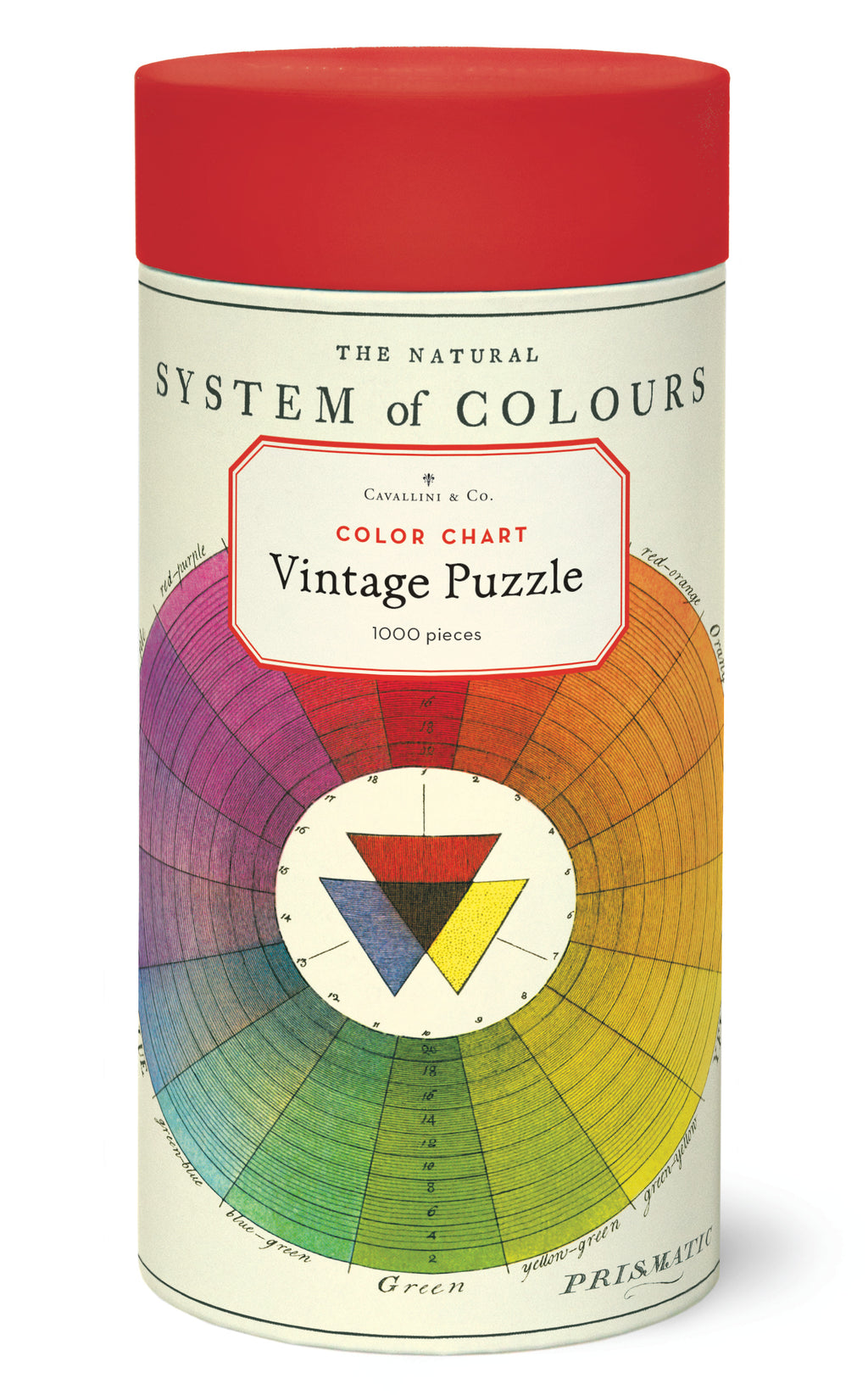 Color Chart Cavallini Puzzle 1000 Teile
