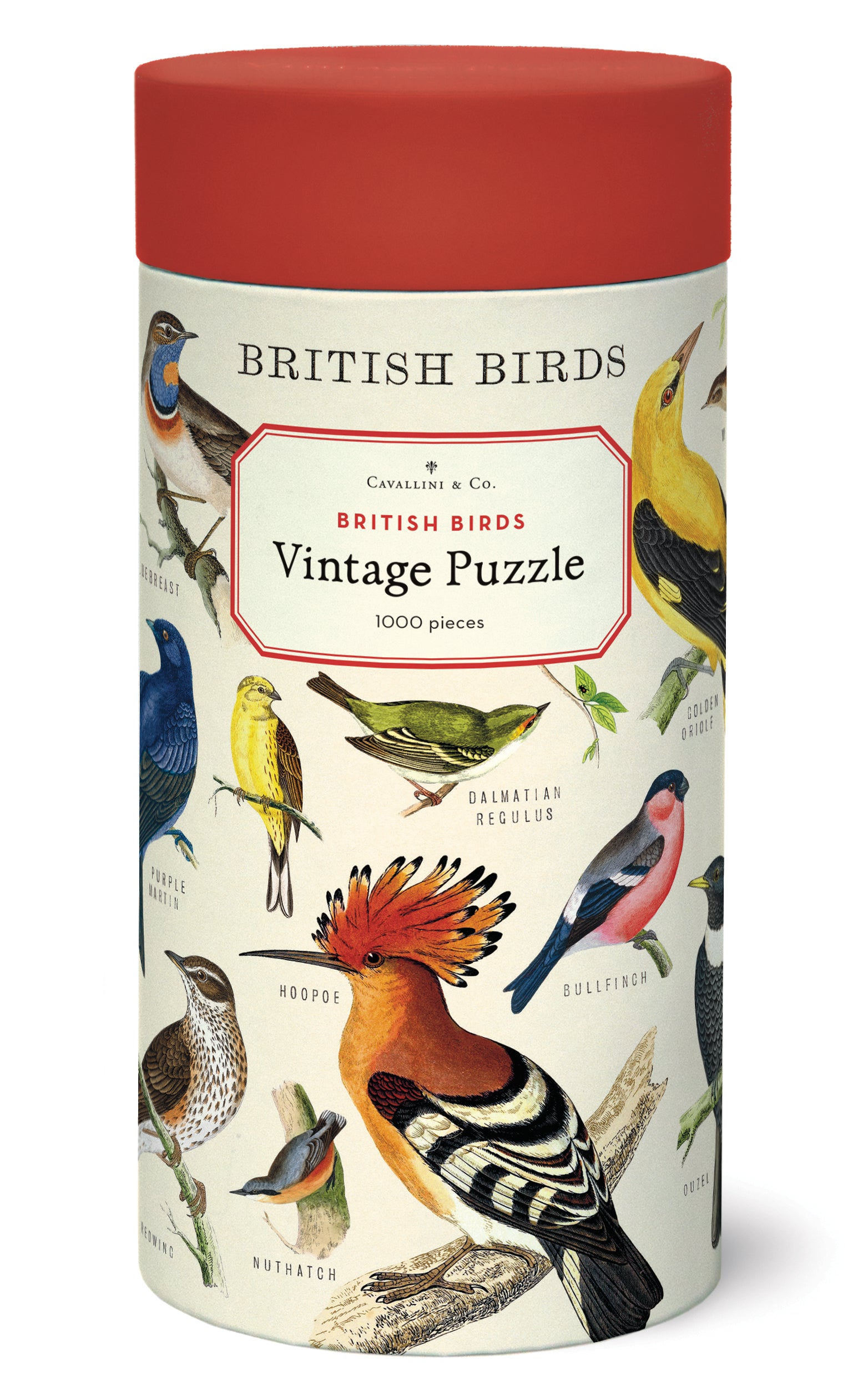 British Birds 
Cavallini Puzzle 1000 Teile