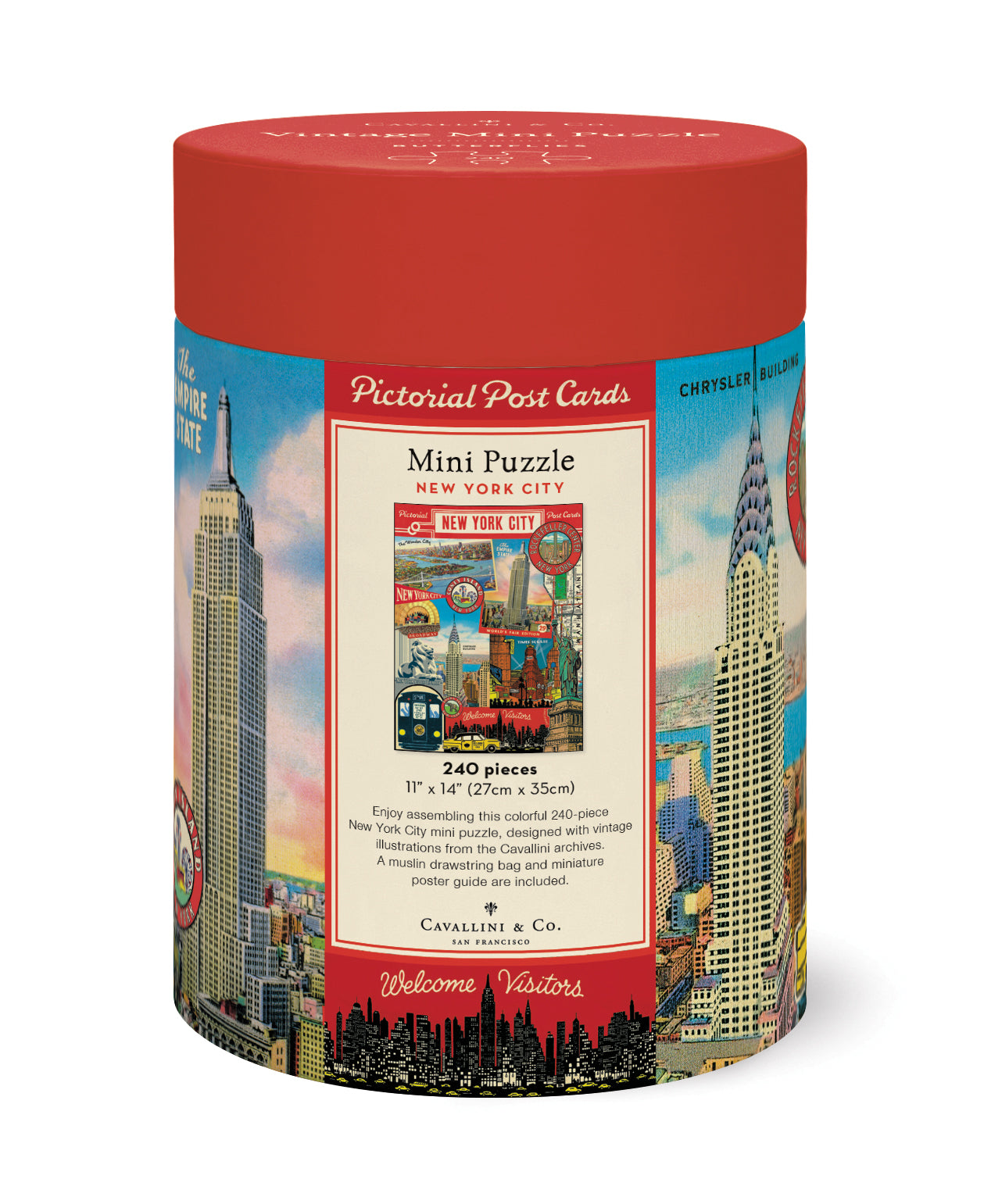 Mini Puzzle New York  
Cavallini 240 Teile
